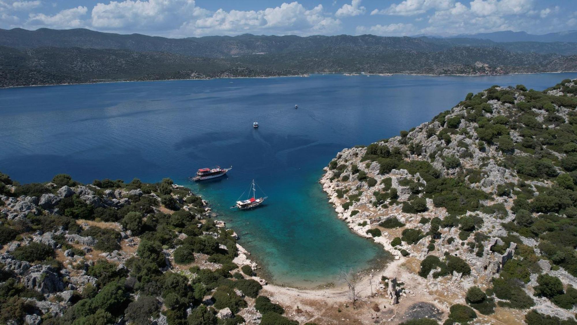Blue Cruise Ξενοδοχείο Κας Εξωτερικό φωτογραφία
